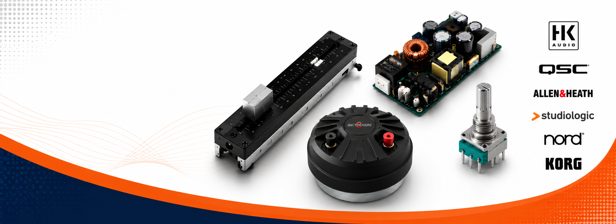 Ricambi audio professionali Disotech
