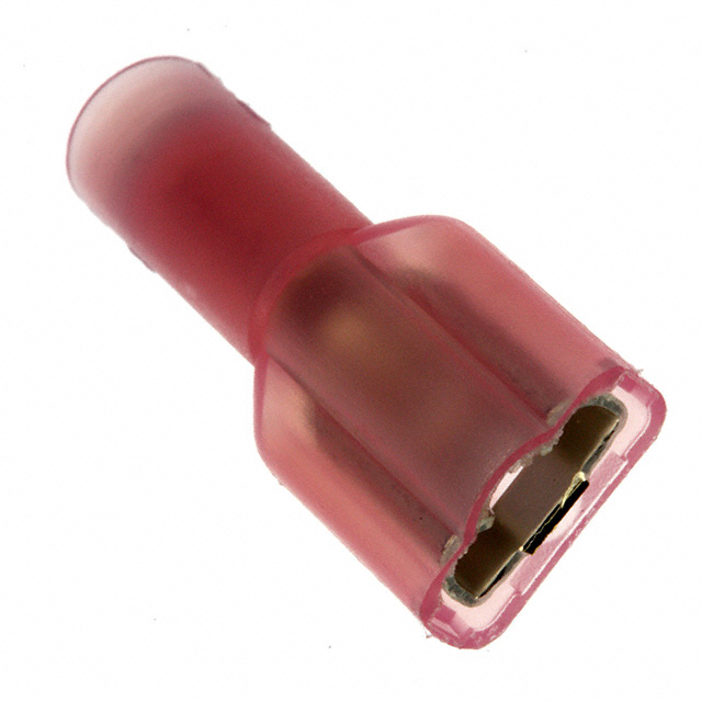 Faston Rosso 6,4x8 con protezione