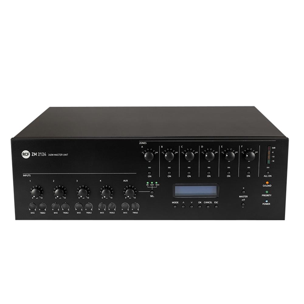 [12135085] UNITÀ CENTRALE RCF AMPLIFICATA A 6 ZONE ZM 2124 240W