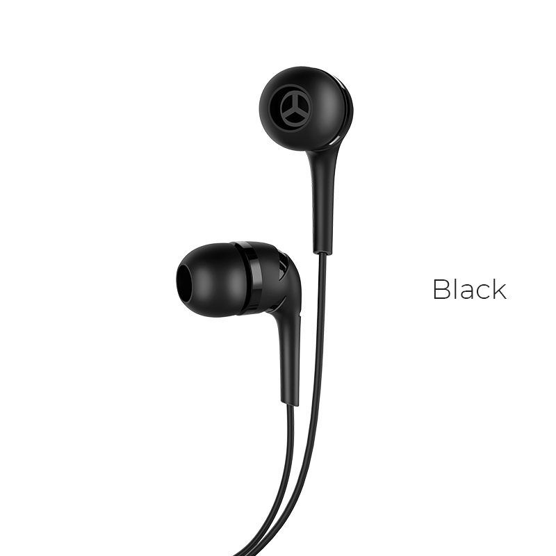 Auricolari Hoco con microfono neri