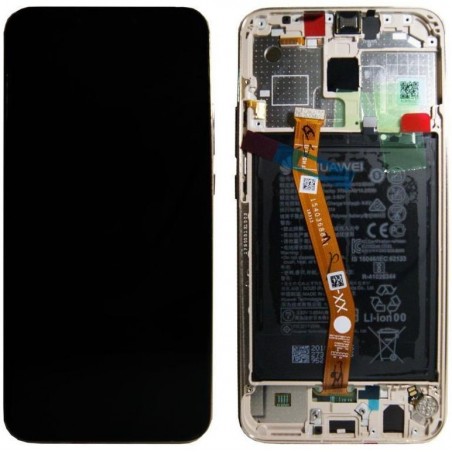 [02352DKN] DISPLAY + BATTERIA PER HUAWEI MATE 20 LITE ORO ORIGINALE