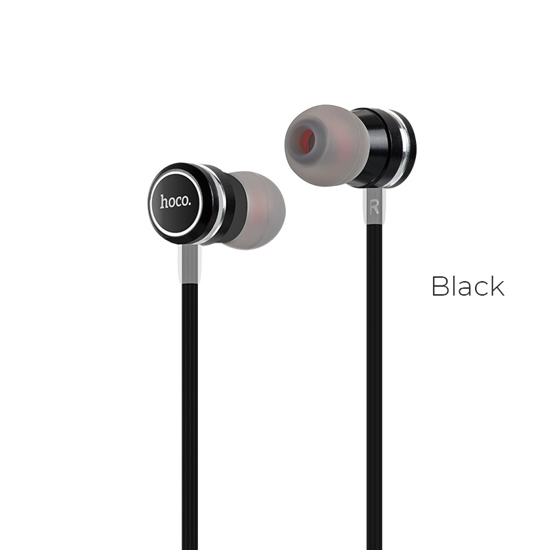 Auricolari Hoco Ling Sound Metal M16 con microfono neri