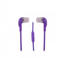 Auricolari in-ear con microfono porpora