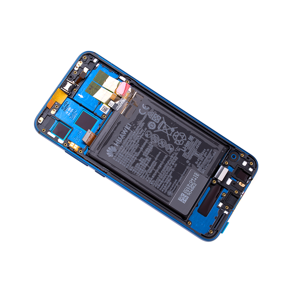 [02352EAQ] Display Lcd completo di touch screen con frame e batteria Originale per Huawei Honor 8X - Blu