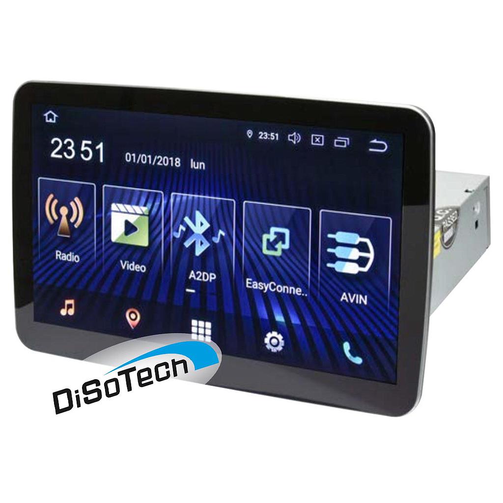 Autoradio 1Din Android con display da 10" DAB Incluso con Wifi - Bluetooth e USB