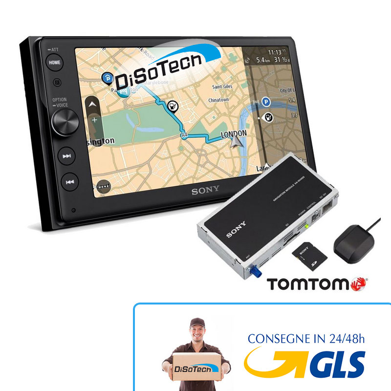 Autoradio 2 Din SONY XNV-KIT100 Con Apple Car Play e NAVIGATORE