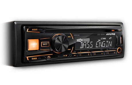 Autoradio Alpine con CD e USB colore ambra
