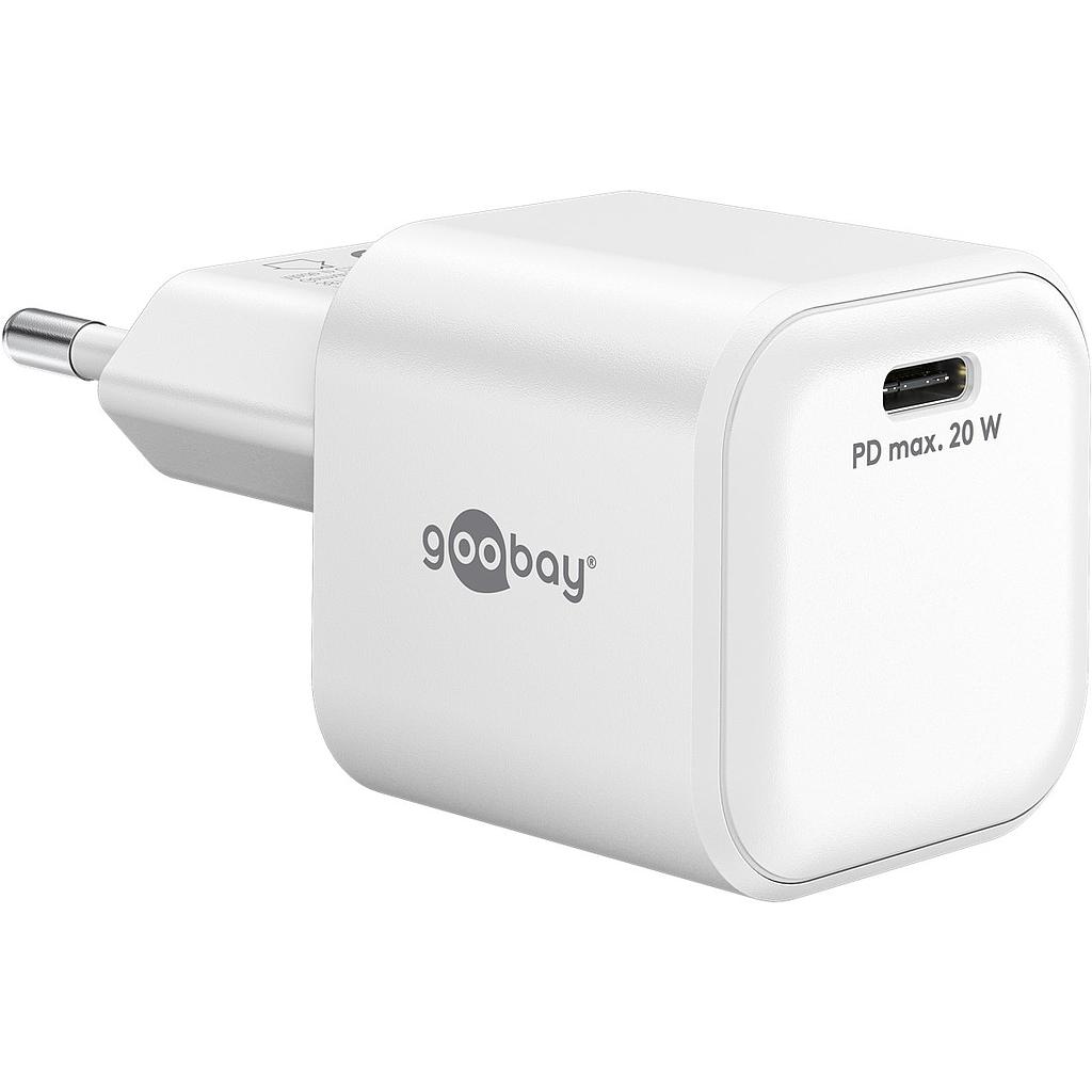 [65406] Caricatore Goobay Rapido USB-C QC 20 W - White