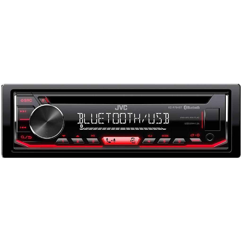 [KD-R794BT] Autoradio JVC KD-R794BT Sintolettore CD, USB, Aux, Bluetooth Nero