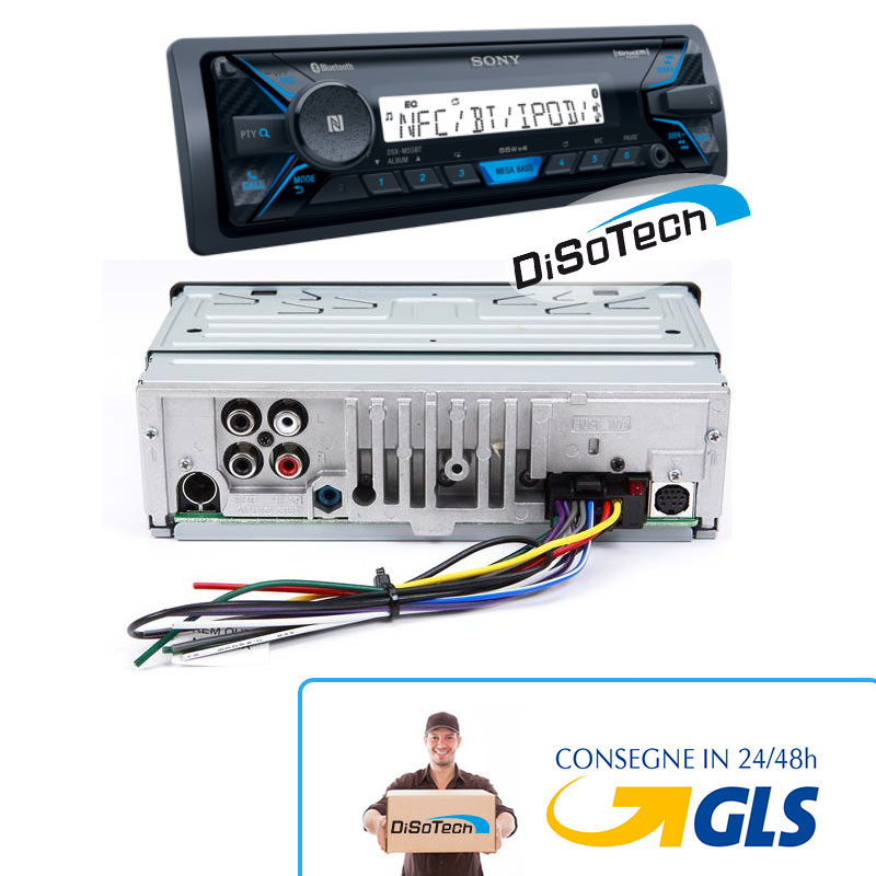 Autoradio Sony 1 DIN con USB AUX e Bluetooth