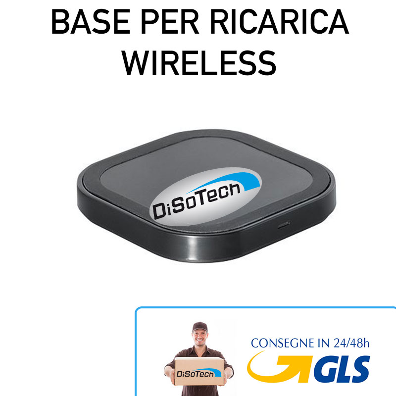 BASE PER RICARICA WIRELESS 2A COMPATIBILE CON TUTTI GLI SMARTPHONE