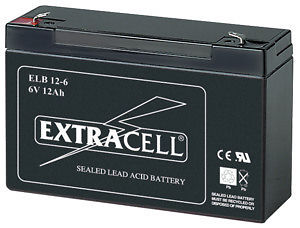 Batteria 6V 12A Elcart