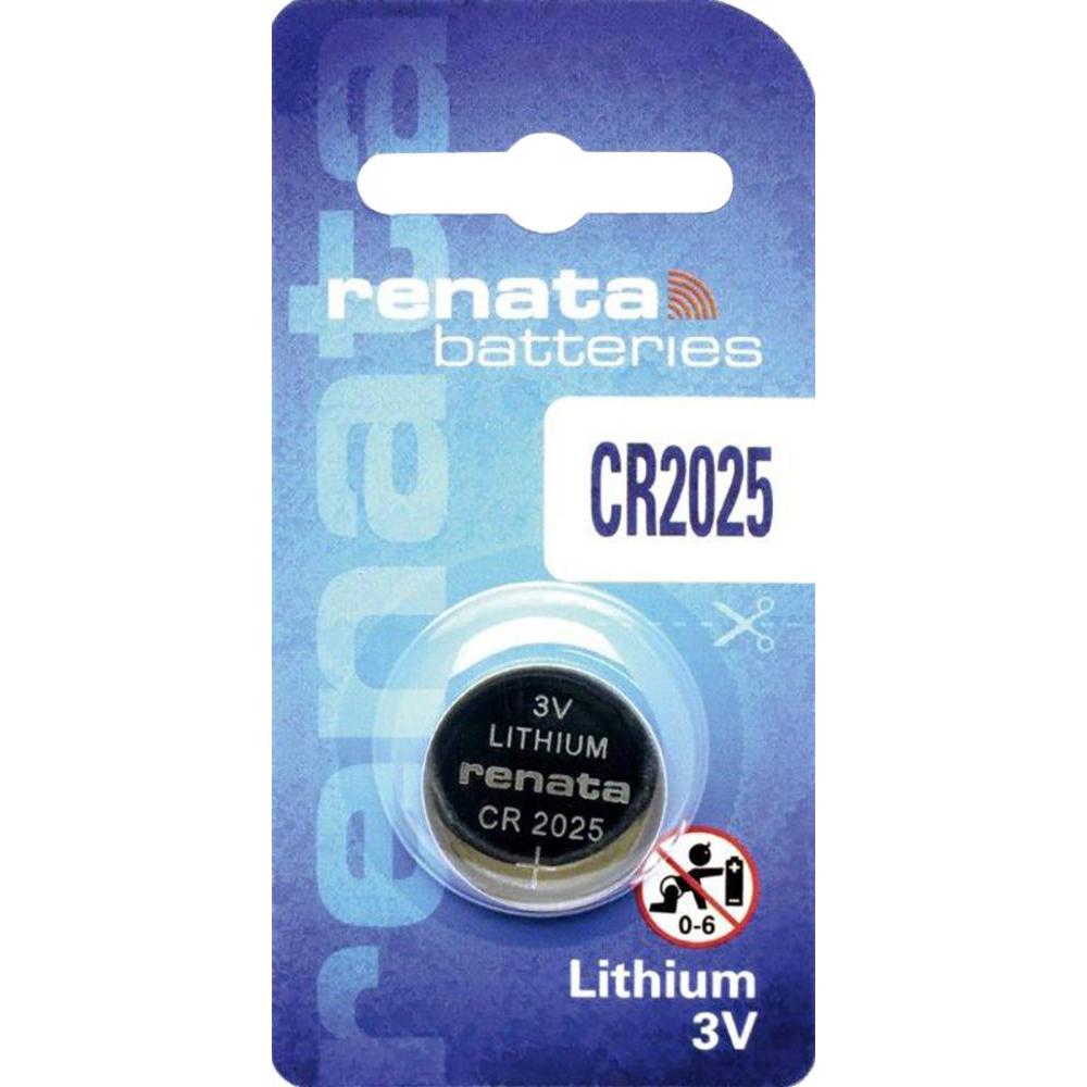[renata-cr2025] Batteria a bottone 3V Renata CR2025