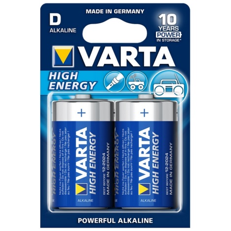 Batteria alcalina HIGH ENERGY D 1,5V