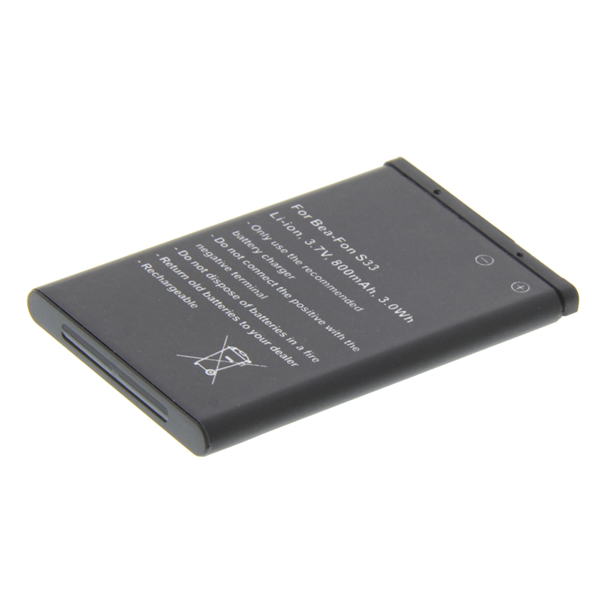 [DST-03259] Batteria Compatibile 3,7V 800mAh per Beafon S33