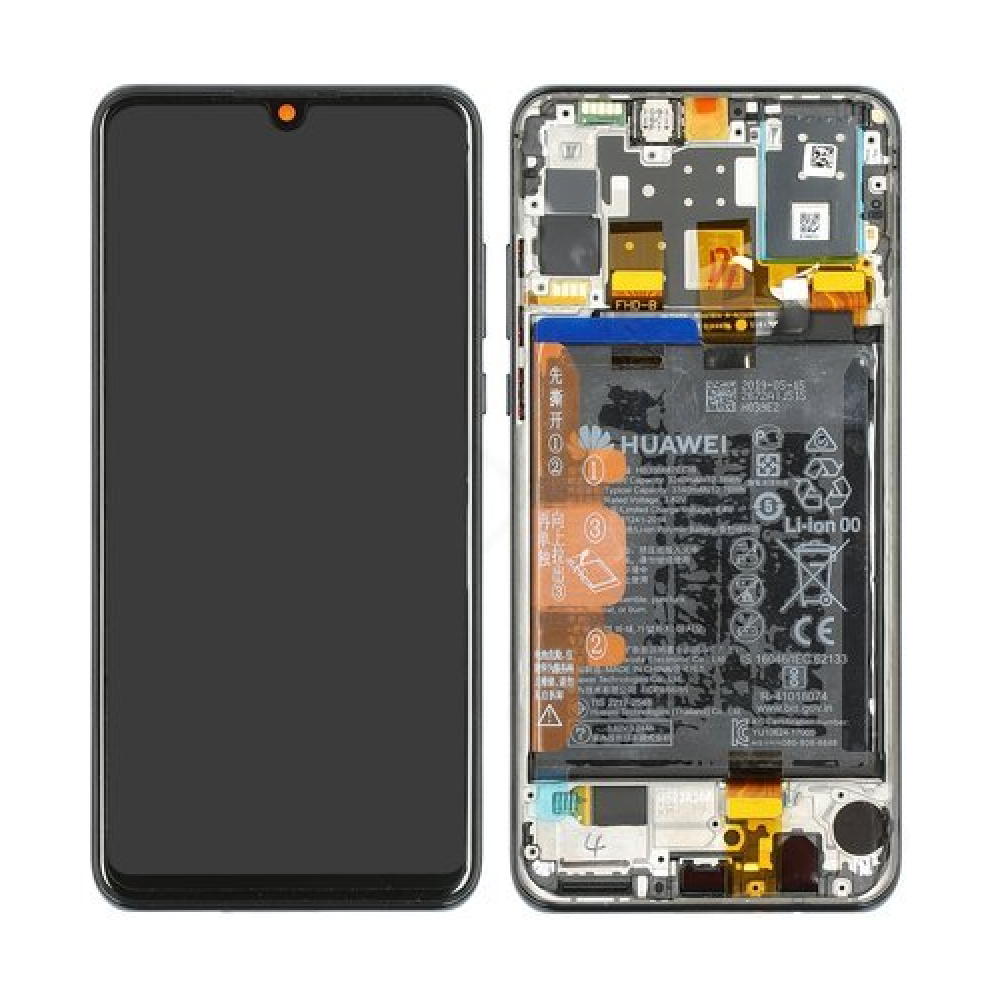 Display Lcd Huawei P30 Lite New Edition midnight black con batteria 02352PJM