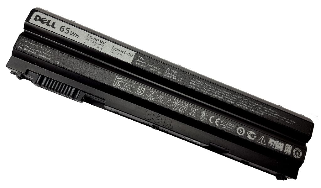 Batteria originale N3X1D 10,8V 5,8Ah per Notebook Dell Latitude E6540