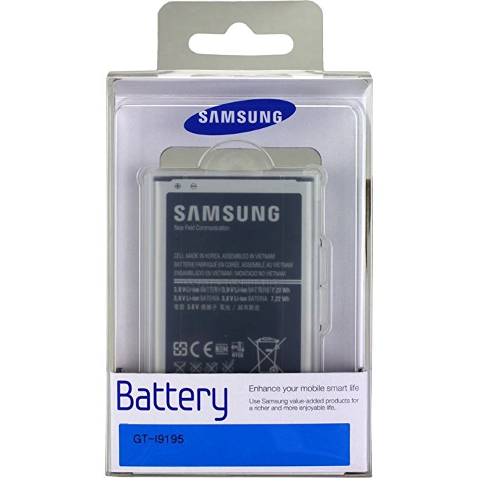 [EB-B500BEBECWW] Batteria Originale Samsung i9195 S4 Mini