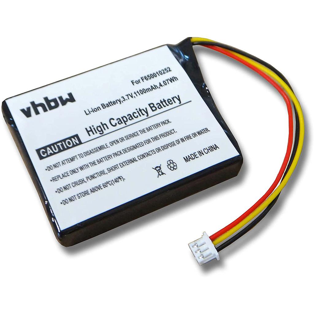 Batteria per TomTom 1100mAh 3,7V - F650010252 F709070710