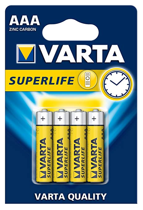 Batterie Ministilo 4pz Superlife AAA - Varta