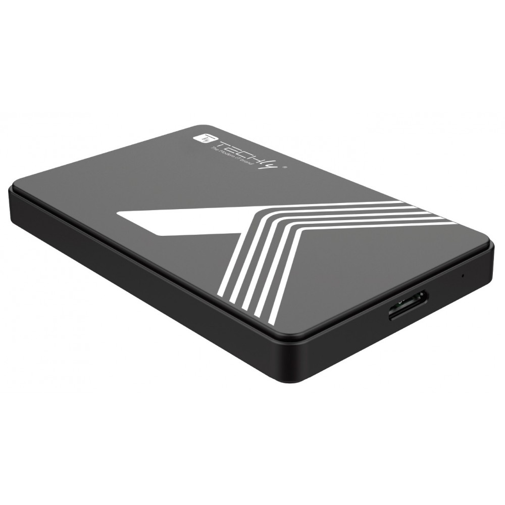 [DST-03743] Box Esterno USB per HDD/SSD SATA 2,5" Nero