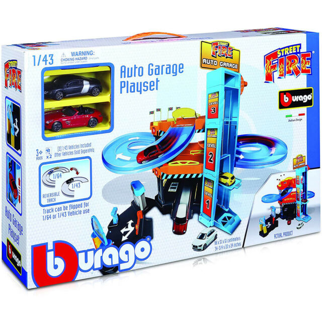 [MQ390805] Burago Modellino Die Cast Auto Garage Scala 1:43