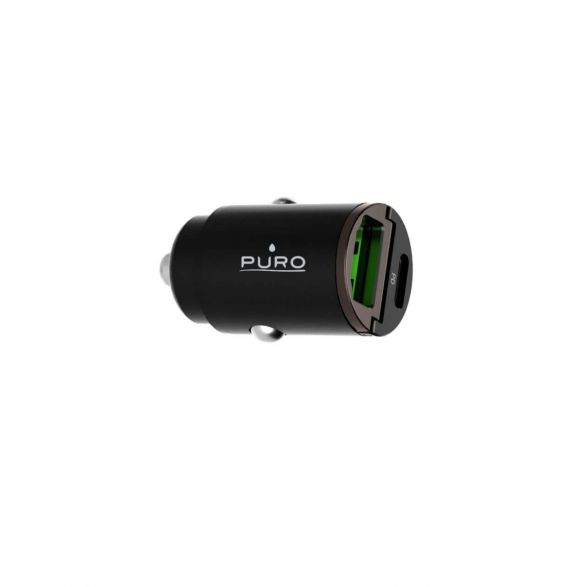 CARICA BATTERIE DA AUTO CON PORTA USB-A E USB-C