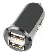 Caricatore Auto 2 Porte USB 2,4A - Nero