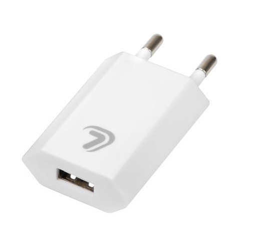 [38810] Caricatore spina 220 USB per smartphone 5V 1A Lampa