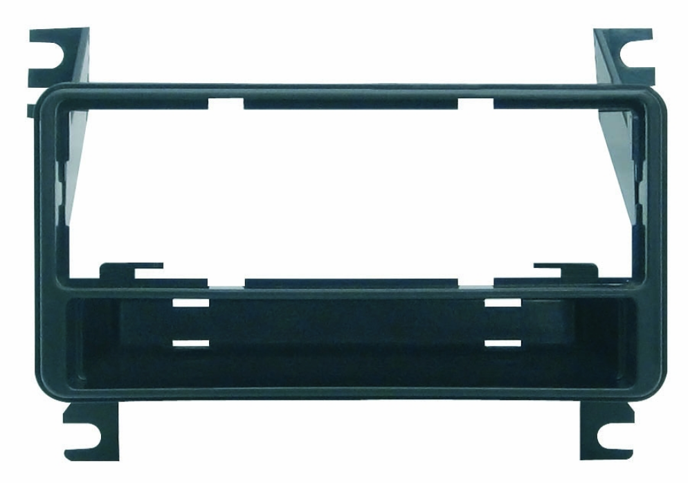 Mascherina con foro ISO colore nero Toyota Yaris 07>12 03429