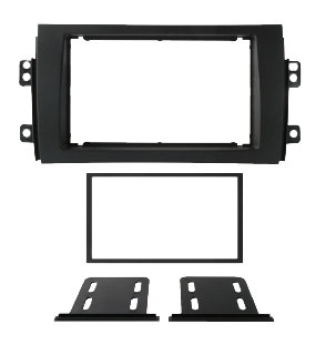 Mascherina 2DIN nero SX4 05> Sedici 3/624