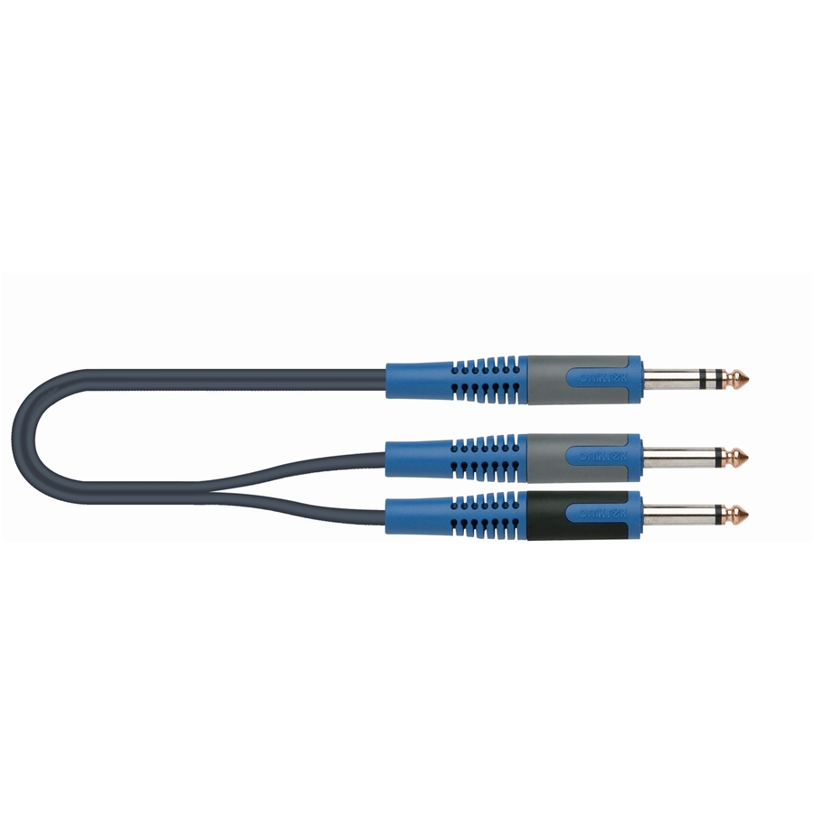 Cavo adattatore Quiklok Jack stereo-2 Jack mono RKSA/100-2