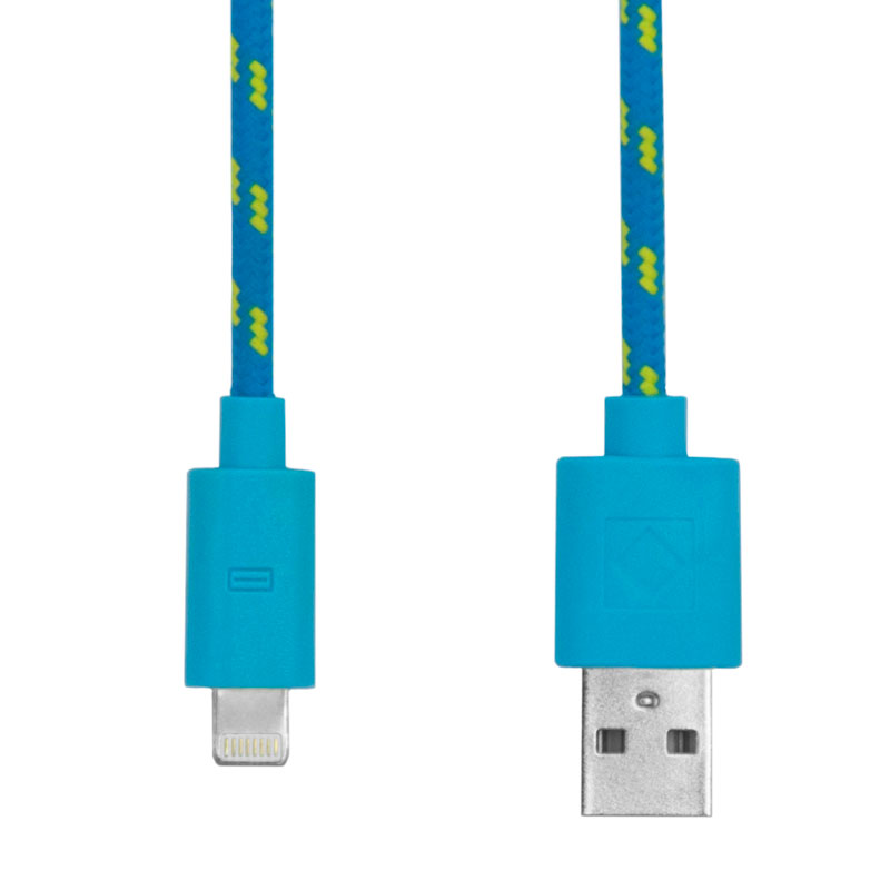 [14306] CAVO DATI ROPE IPHONE5/5S BLU