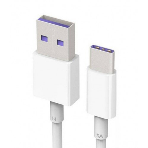Cavo di ricarica Super Charge Originale Huawei 5A USB / USB-C 1m bulk - Bianco