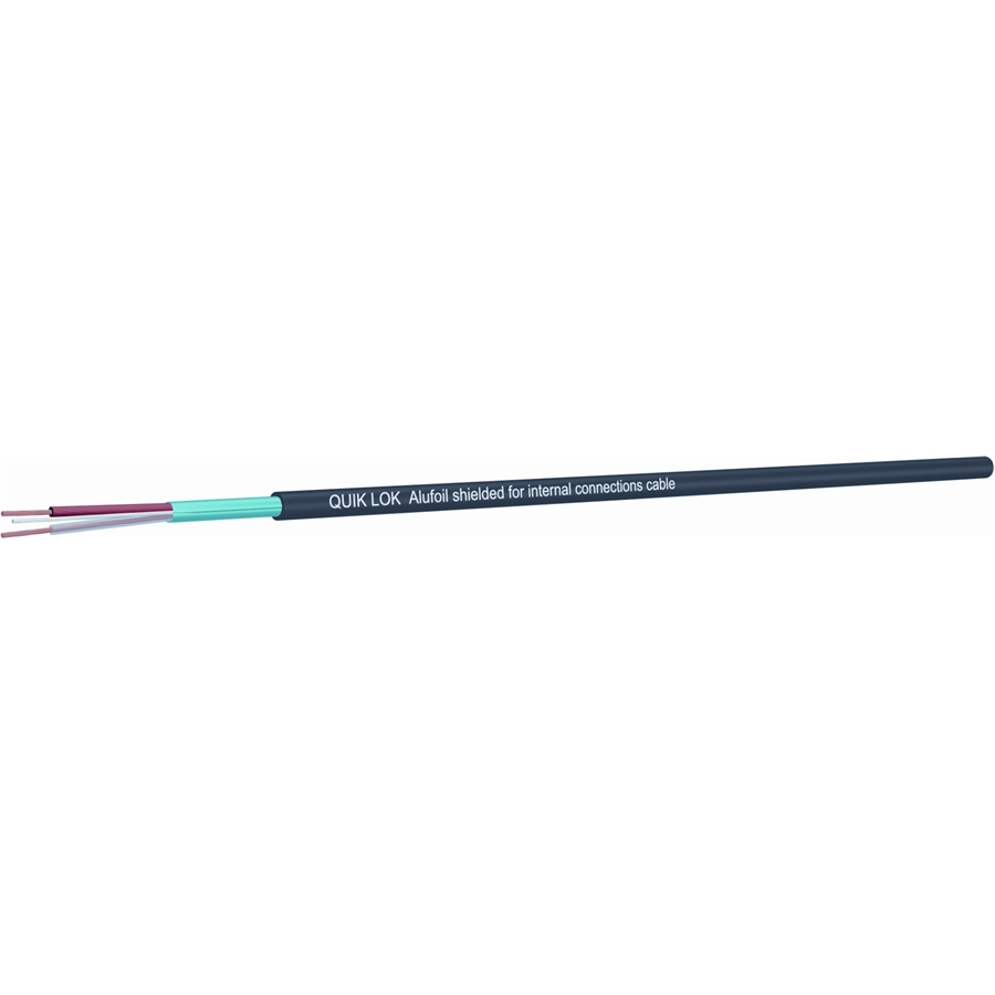 Cavo Mic. Quiklok 2X0,14 schermato 100mt CM805 Sfuso