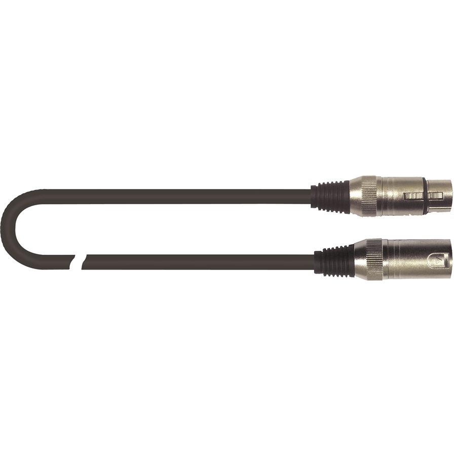 Cavo QUIKLOK CM175K-05BK Cannon XLR/Cannon 0,5m - 30.02180