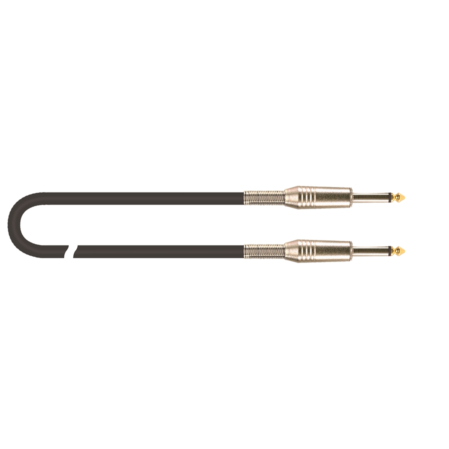 Cavo QUIKLOK S200K-05BK Jack Mono 6,3/Jack Mono 6,3 0,5m - 30.02156