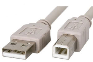 CAVO USB PER STAMPANTE V2 SP A-B 1,8M D4,8mm BC, CAVO GRIGIO