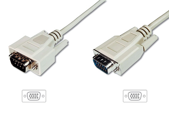[17849] CAVO VGA SCHERMATO M/M 1.8MT BEIGE