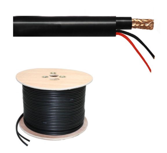 Cavo Video + Alimentazione 2x0.75mm per videosorveglianza