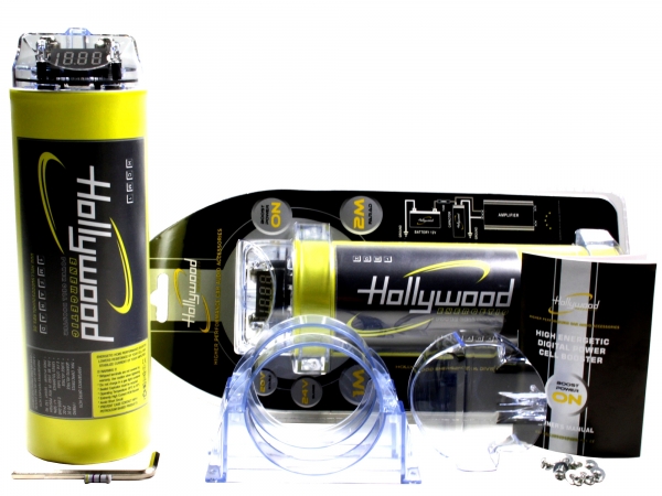 [HCM-1] Condensatore 1 Farad Hollywood Car Audio