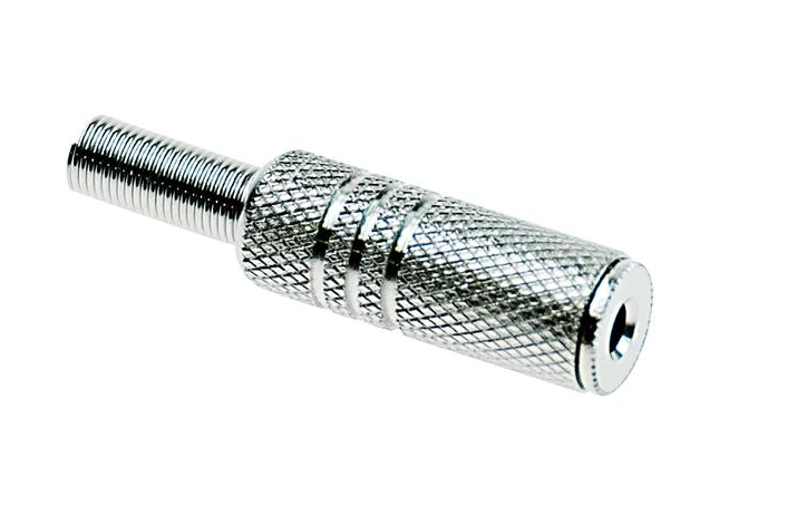 [38.1001014S] Connettore audio presa Jack 3.5 mm stereo metallico femmina