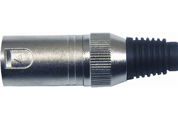 [NC355K] Connettore Canon XLR 3 poli maschio in metallo Quiklok