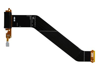 CONNETTORE DI CARICA MONTATO SU FLAT SAMSUNG P5100 GALAXY TAB 3 10.1 POLLICI, GALAXY TAB 10.1 P7500