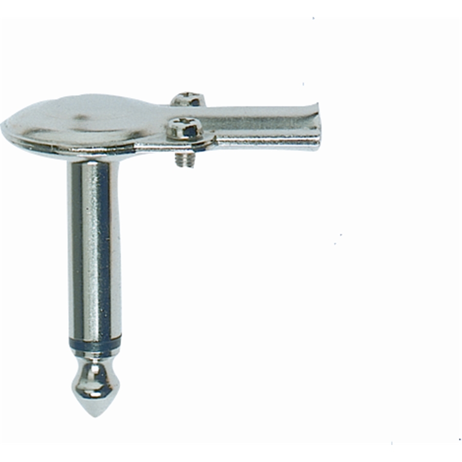 Connettore Jack 6.3 mono a 90° in metallo Quiklok