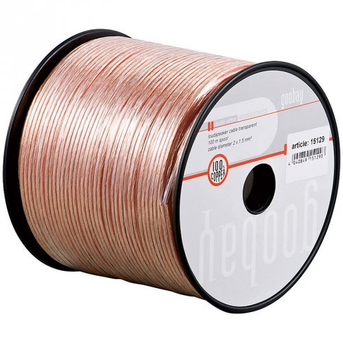 Piattina cavo bipolare rame 2x2mm trasparente