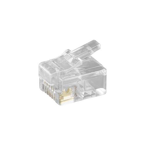 Connettore spina plug 6 contatti telefonico