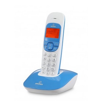 CORDLESS BRONDI NICE BIANCO/BLU.RUBRICA 20 NOMI VIVAVOCE