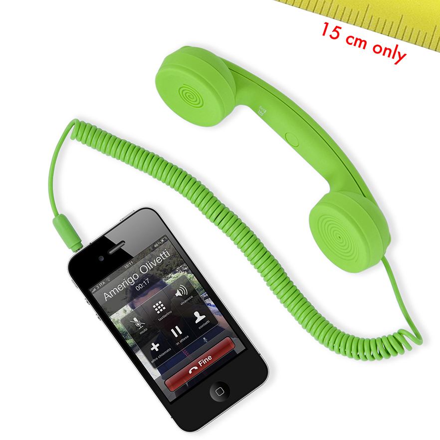 CORNETTA MINI SMARTPHONE E PC GREEN