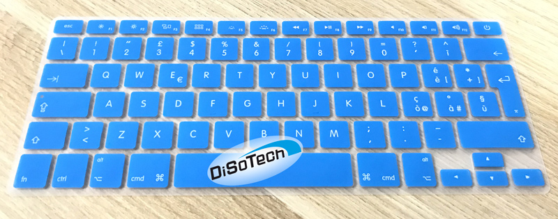 [cvbdst] Cover Copritastiera BLU in silicone per Macbook  - Tastiera Italiana